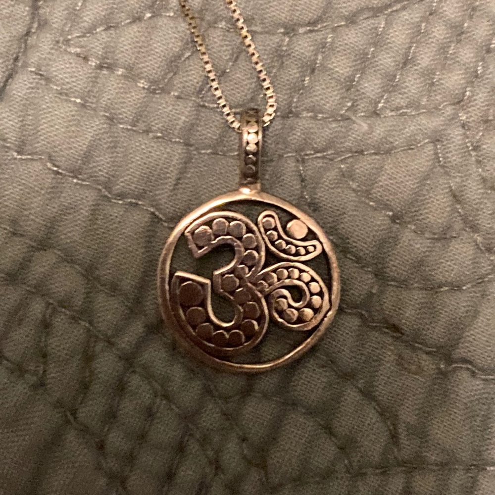 Lori Bonn Om Necklace 925 Sterling